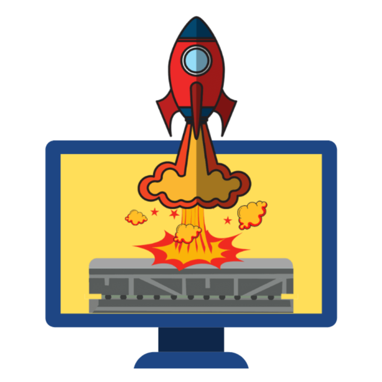BizcaBOOM website design and SEO Results on Rocket Ship 2