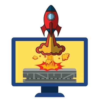 BizcaBOOM website design and SEO Results on Rocket Ship