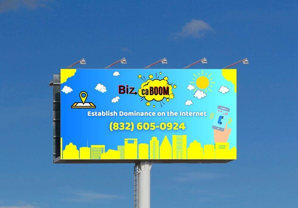 BizcaBOOM digital marketing billboard