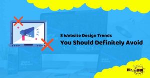 8 Website Design Trends you should avoid