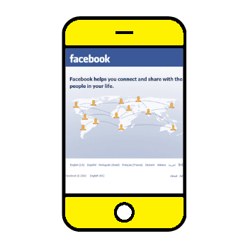 old facebook website design in 2008
