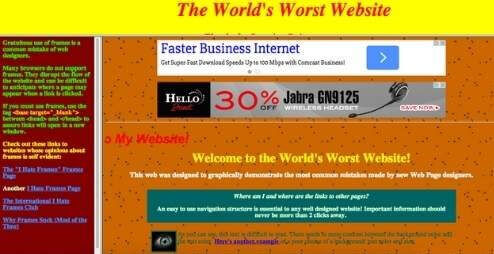 the worlds worst website