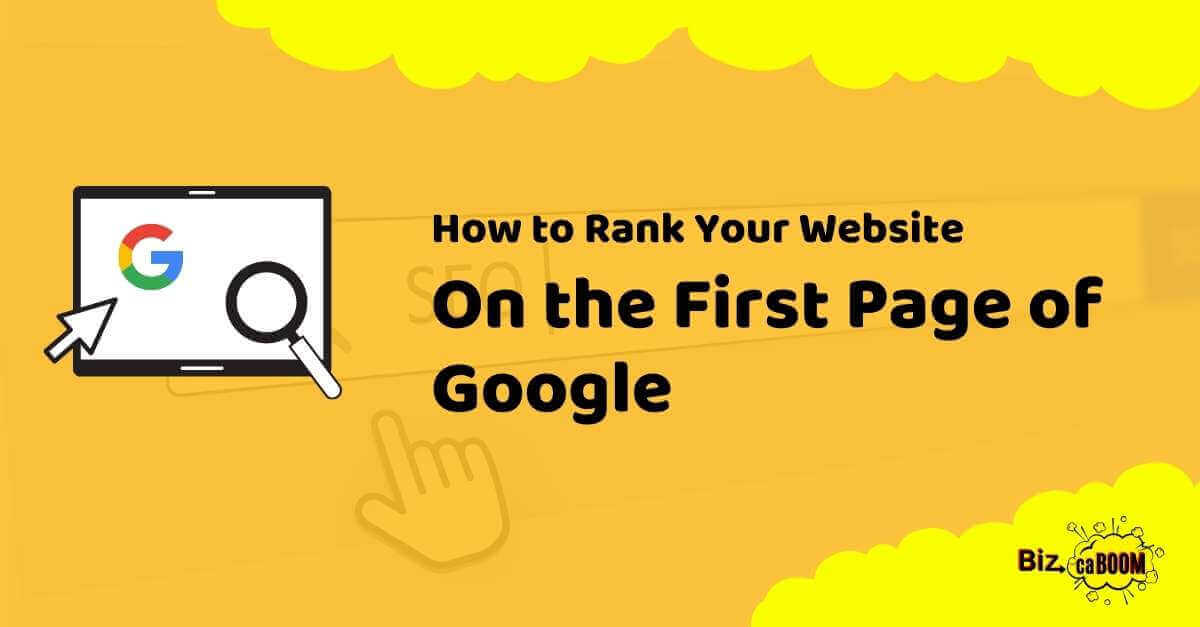 How to Rank Your Website on the First Page of Google cover