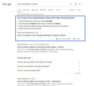 How to Rank Your Website on the First Page of Google | BizcaBOOM